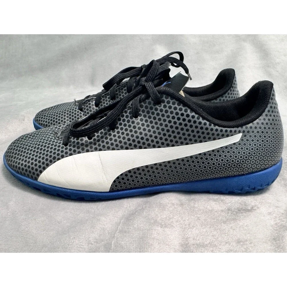 PUMA Men’s Low Top Lace-Up Sneaker Gray/Black Hexagon 104498 08 Size 6